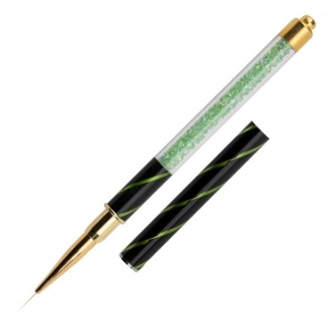 Pędzelek do zdobień 11mm cyrkonie Illusion składany