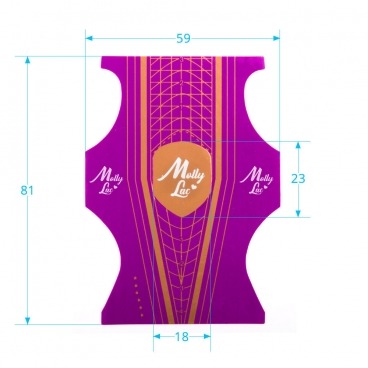 Szablony formy do przedłużania SZPIC 100 szt.