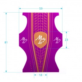 Szablony formy do przedłużania SZPIC 500 szt.