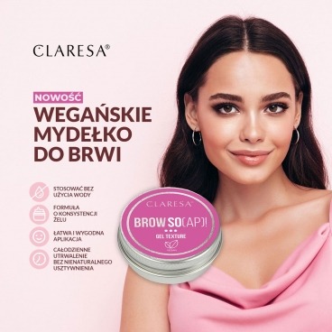 Claresa mydło do stylizacji brwi brow soap 30ml