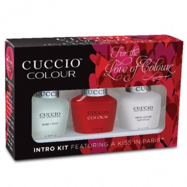 Cuccio zestaw lakierów do paznokci Kiss In Paris 13ml
