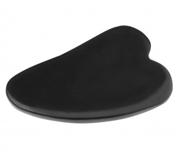 Roller wałek masażer do twarzy kwarcowy + kamień Gua Sha