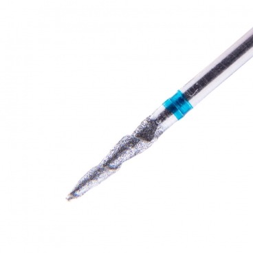 Frez diamentowy do skórek spiralny Tornado medium