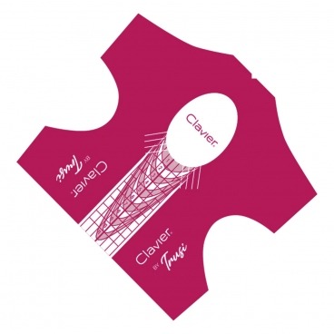 Clavier szablony formy do przedłużania 50 szt. Trusi Motylki