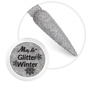 MollyLac pyłek efekt do zdobień Glitter Winter 02 - 1g
