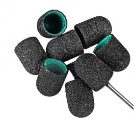 Clavier kapturek ścierny do pedicure 10mm gradacja 80 - 10 szt. podocaps
