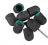 Clavier kapturek ścierny do pedicure 10mm gradacja 80 - 10 szt. podocaps