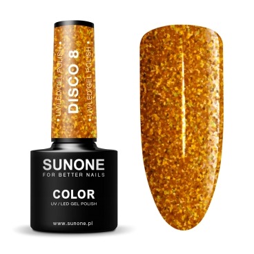 SunOne Disco  8 5g lakier hybrydowy do paznokci