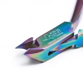 Lexwo cążki do skórek 3mm 10cm rainbow stal nierdzewna 135