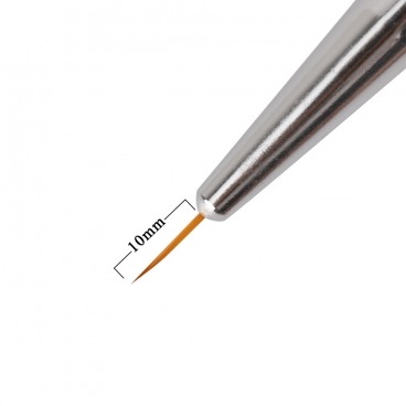 Pędzelek do zdobień 10mm czarny dwustronny sonda