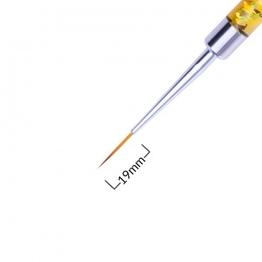 Pędzelek do zdobień 19mm rainbow MollyLac PRO