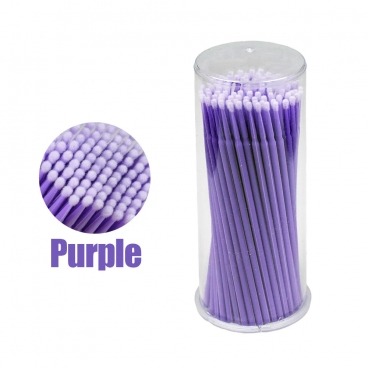 3x mikroszczoteczki do rzęs aplikatory 100 szt. bezwłókienkowe