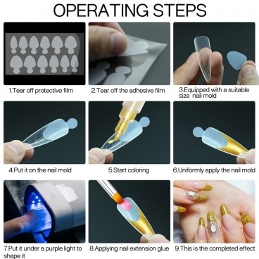 Excellent PRO formy silikonowe do frencha dual form combo OVAL