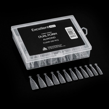 Excellent Pro formy górne dual form Almond 120 szt.