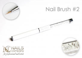 Nails Company Designerski pędzel do stylizacji paznokci nr 2