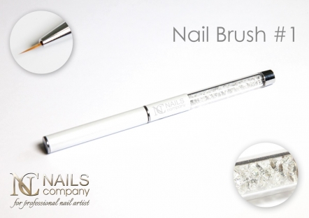 Nails Company Pędzel do zdobień nr 1- 7mm