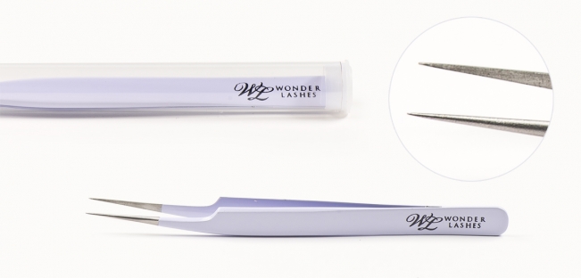 PĘSETA do rzęs WL LEKKO ZAGIĘTA Wonder Lashes