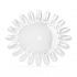 Wzornik słoneczko 20 tipsów mleczny przezroczysty