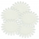 Wzornik słoneczko 20 tipsów mleczny przezroczysty