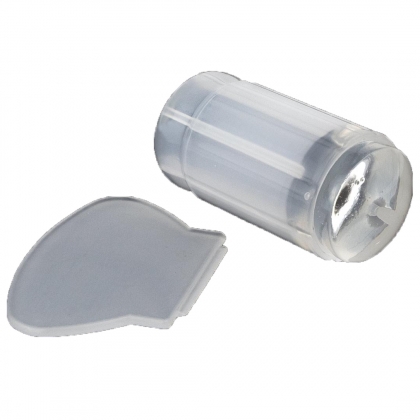 Stempelek silikonowy przezroczysty ze zdrapką do blaszek