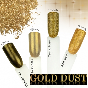 Efekt Gold Dust metaliczny w słoiczku 3ml