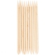 Patyczki drewniane do skórek 10 szt. manicure pedicure