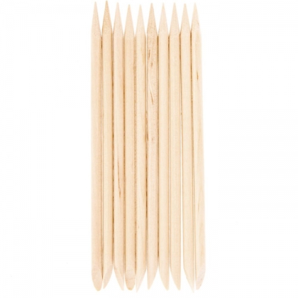 Patyczki drewniane do skórek 10 szt. manicure pedicure