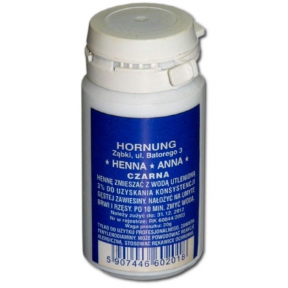 Henna Proszkowa Czarna Anna Hornung 20g