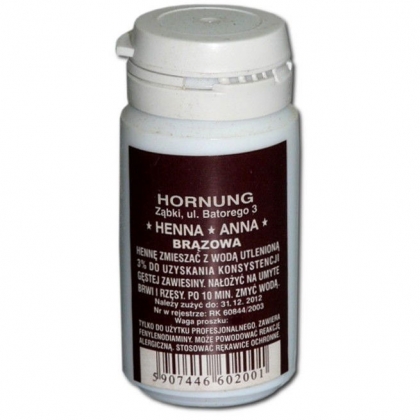 Henna Proszkowa Czarna Anna Hornung 50g