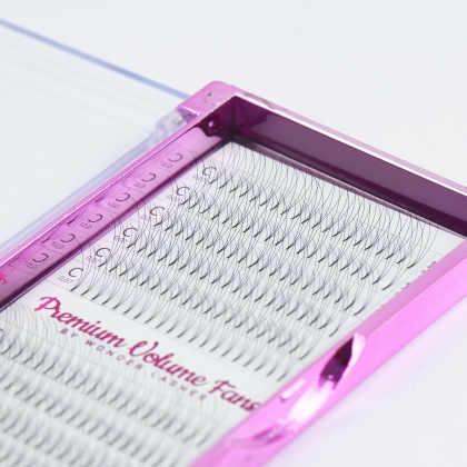 Wonder Lashes rzęsy wachlarzyki 6D objętościowe 0,07mm na paletce