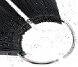 Wzornik wachlarz prezenter 48 kolorów tipsów czarny