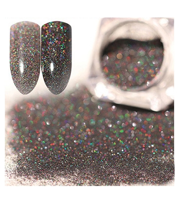 Efekt Manix Holo Szron 14 do zdobień w słoiczku 3ml - dark multicolor