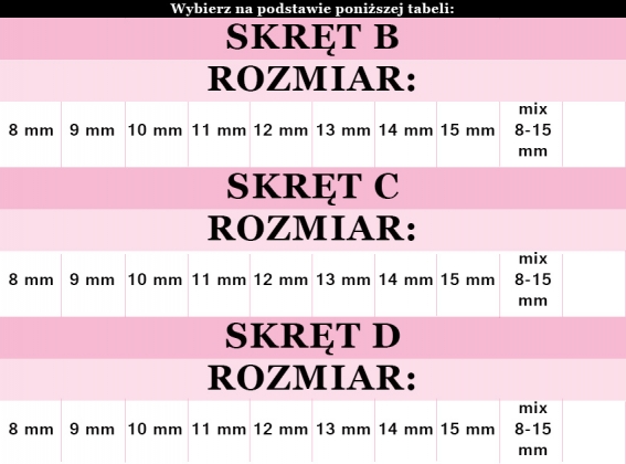 RZĘSY VOLUME LASHES 0,07 Wonder Lashes