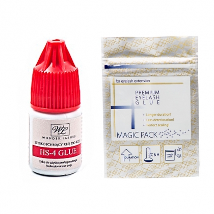 KLEJ DO RZĘS HS4 3ML Wonder Lashes + WORECZEK