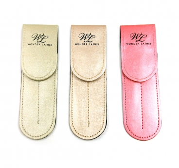 Male etui na pęsety -  mocna ekoskóra