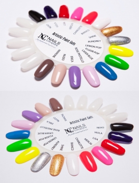 Nails Company ARTISTIC PAINT GEL 5g - NERO (czarny) - pasta artystyczna