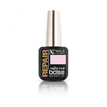 Nails Company Repair Base MILKY PINK 6ml - baza budująca do przedłużania paznokci 6 ml