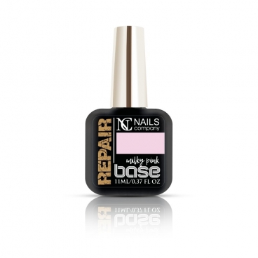 Nails Company Repair Base MILKY PINK 11ml - baza budująca do przedłużania paznokci