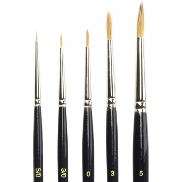 Pędzelek Kolinsky 3.0 do precyzyjnych zdobień manicure