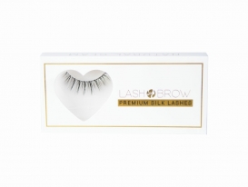 Rzęsy jedwabne na taśmie Natural Glam C 0,07 8-13mm Premium Silk Lashes wielokrotnego użytku
