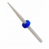 Frez ceramiczny szpic niebieski średni do skórek szczelinowiec