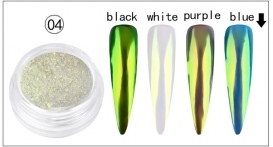 Efekt aurora zorzy crystal mirror