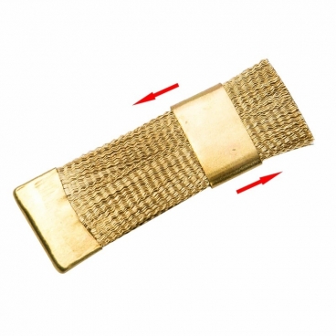 Szczoteczka miedziana regulowana do frezów nakładek