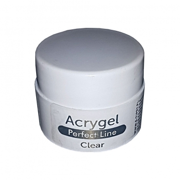 Perfect akrylożel bezbarwny clear 5ml acrylgel do przedłużania płytki