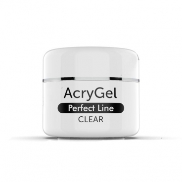 Perfect akrylożel bezbarwny clear 5ml acrylgel do przedłużania płytki